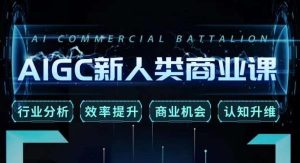 张诗童·AIGC新人类商业课,行业分析/效率提升/商业机会/认知升维-一点通资源网