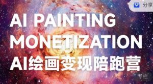 蛮驴·AI绘画变现陪跑营,快速产出可商业变现的图-一点通资源网