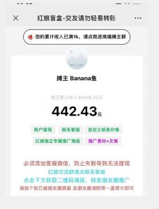 盲盒交友5.0,男粉变现实操项目,亲测变现效果极好【揭秘】-一点通资源网