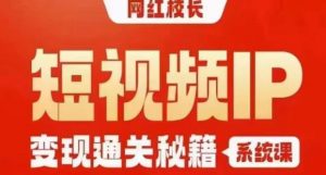 网红校长短视频IP变现通关秘籍｜系统课，产品篇，短视频篇，商业篇，私域篇，直播篇-一点通资源网
