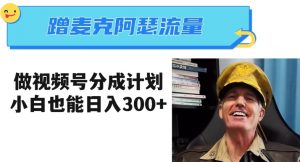 蹭麦克阿瑟热点，做视频号分成计划，小白三分钟一条日入300+【揭秘】-一点通资源网