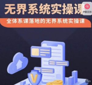 老衲·无界系统实操课，全体系落地无界改版后选择、出价、高投产做付费引流-一点通资源网