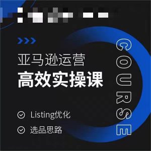亚马逊运营高效实操课，Listing优化，选品思路-一点通资源网