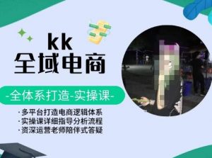 KK全域电商,全体系打造实操课,多平台打造电商逻辑体系-一点通资源网