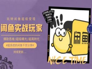 手把手教你0到1系统玩转闲鱼变现,爆款思维/超级曝光/超高转化-一点通资源网