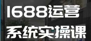 1688高阶运营系统实操课,快速掌握1688店铺运营的核心玩法-一点通资源网