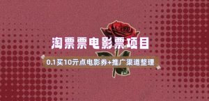 电影票无门槛券推广_0.1亓买10亓无门槛+渠道入口(v1.0版教程)-一点通资源网