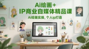 Ai绘画+IP商业自媒体精品课,Ai绘画实操,个人ip打造-一点通资源网