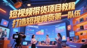 短视频带货项目教程,打造短视频带货第一队伍-一点通资源网